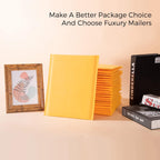 Kraft Bubble Mailers 8.5x12" 100 Pack Self Seal Padded Envelopes