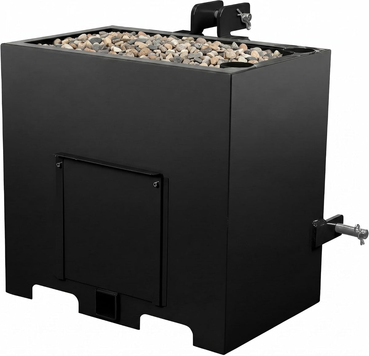 Ballast Box 3 Point Category 1 Tractor, 800 LBS Capacity Ballast with 2 in Hitch Receiver, Fits Category 1 Tractor