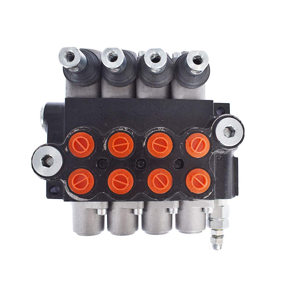 findmall 4 Spool Hydraulic Directional Control Valve 11GPM 3625PSI