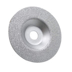 4 Inch Diamond Grinding Cup Wheel for Granite Marble Iron Steel Masonry Convex Vacuum Brazed Grinding Disc Fits 5/8 Inch Arbor