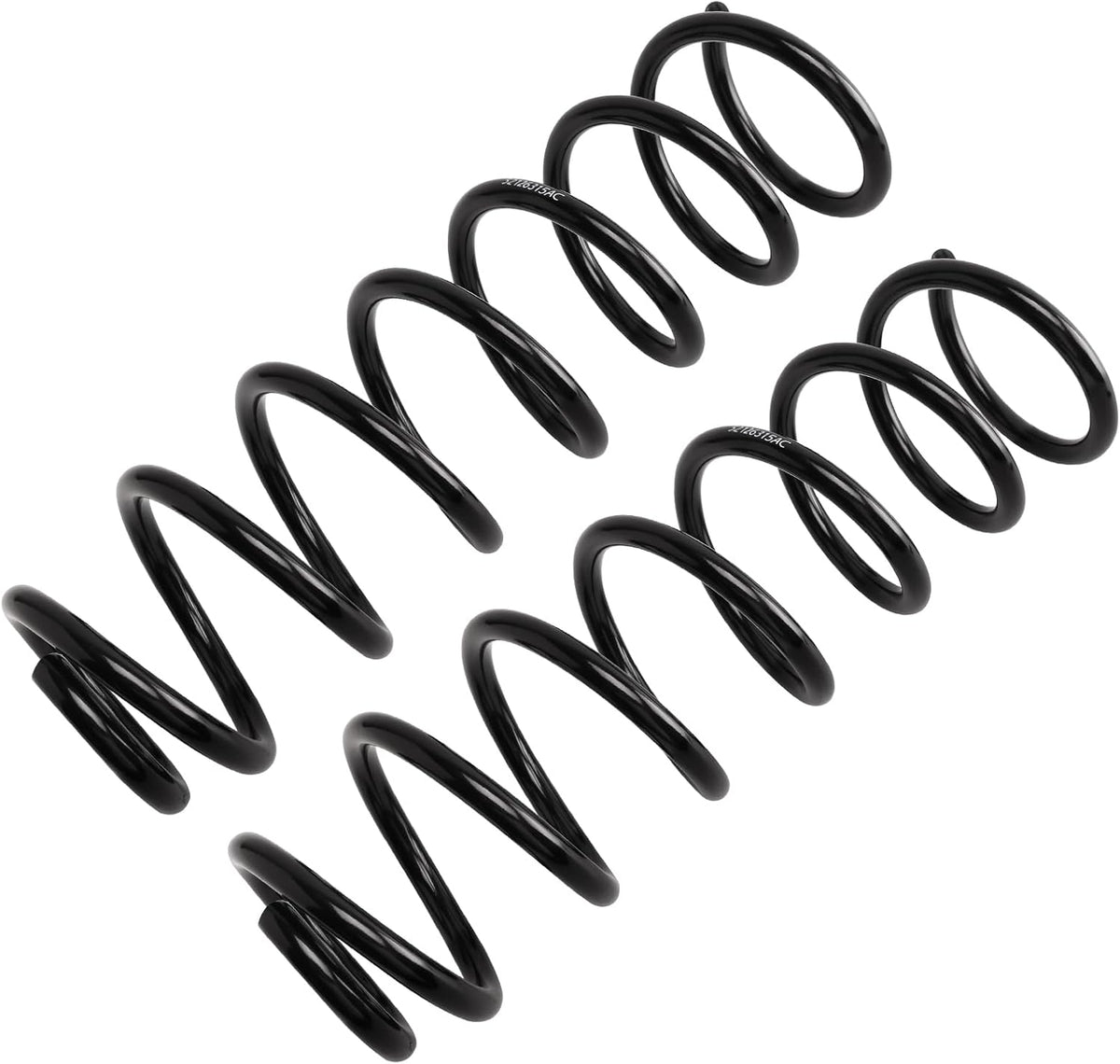 Front Left & Right Suspension Coil Spring Set Compatible with Wrangler