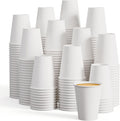 240 Pack 12 oz Paper Cups, White Disposable Coffee Cups