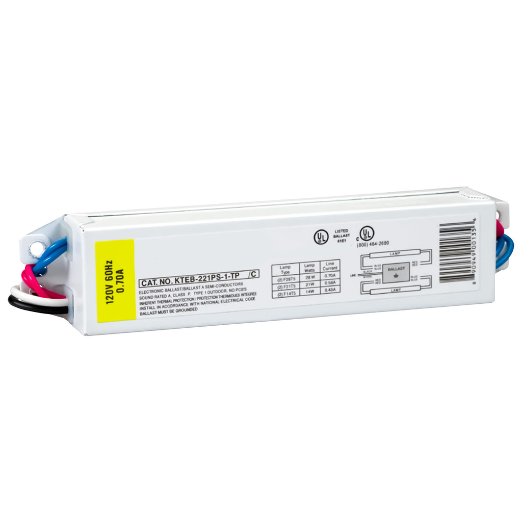 Replacement for Keystone KTEB-221PS-1-TP 2 Lamp T5 Electronic Fluorescent Ballast, 120V Program Start, Normal Ballast