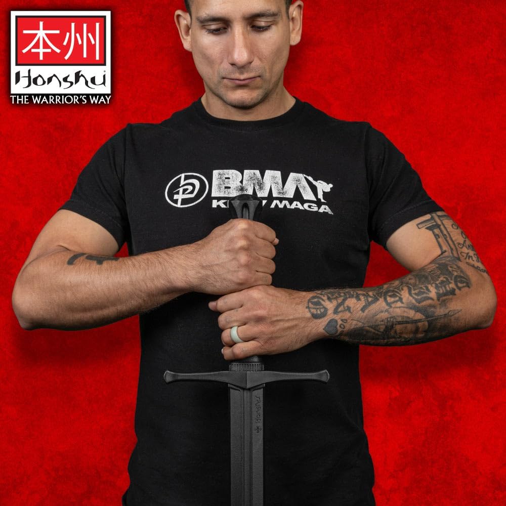 Polypropylene Bokken Training Sword Broadsword | 43 1/2" Blunt Longsword | Practice Swords for Sparring | Balanced &