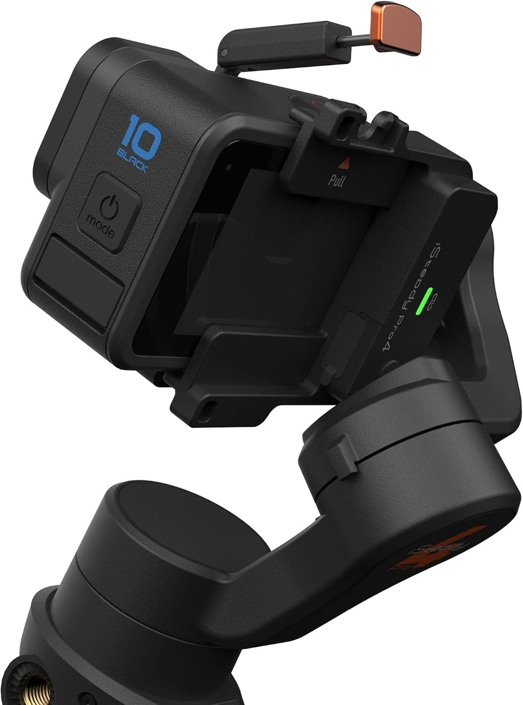 iSteady Pro 4 Action Camera Gimbal 3-Axis Splashproof Stabilizer for GoPro Hero 13/12/11/10/9/8/7/6/5/4/3,DJI OSMO