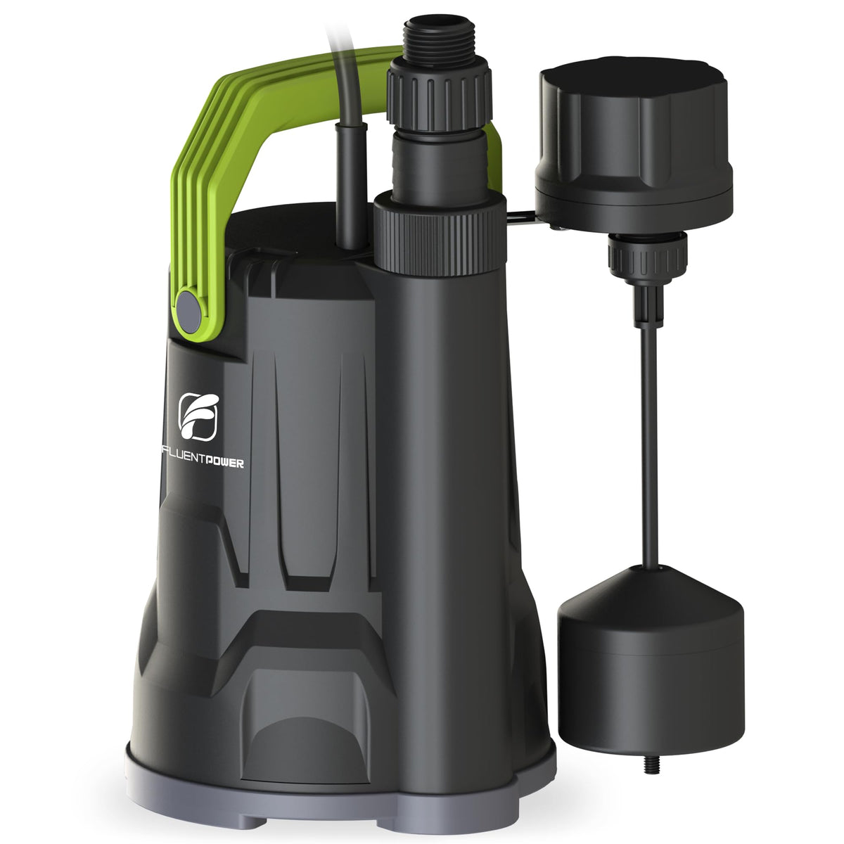 FLUENTPOWER 3/4HP 3000 GPH Submersible Sump Pump with Vertical Float Switch