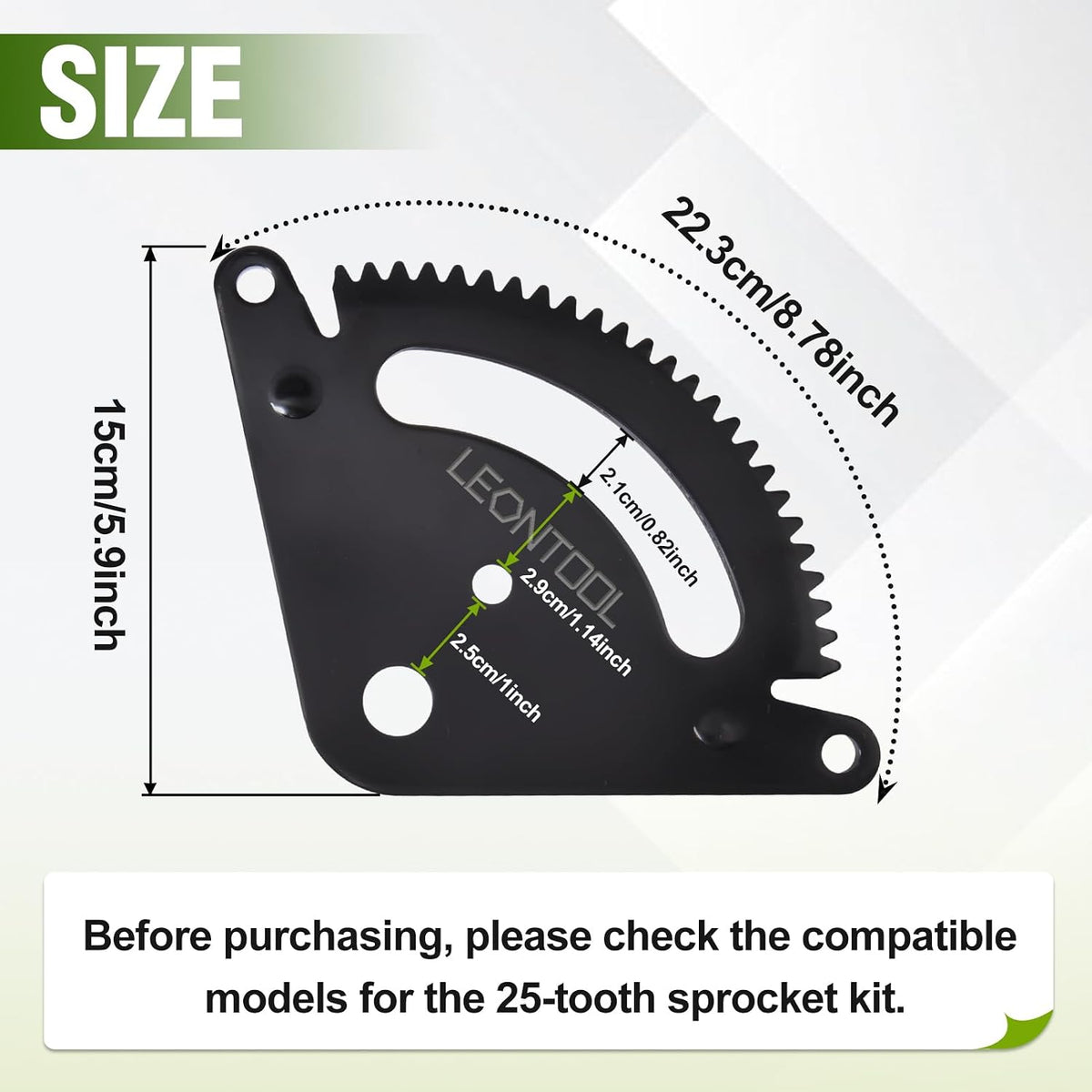 25 Teeth Steering Sector Gear Kit Steering Sector Pinion Gear Rebuild Kit Replacement Compatible with John Deere L105