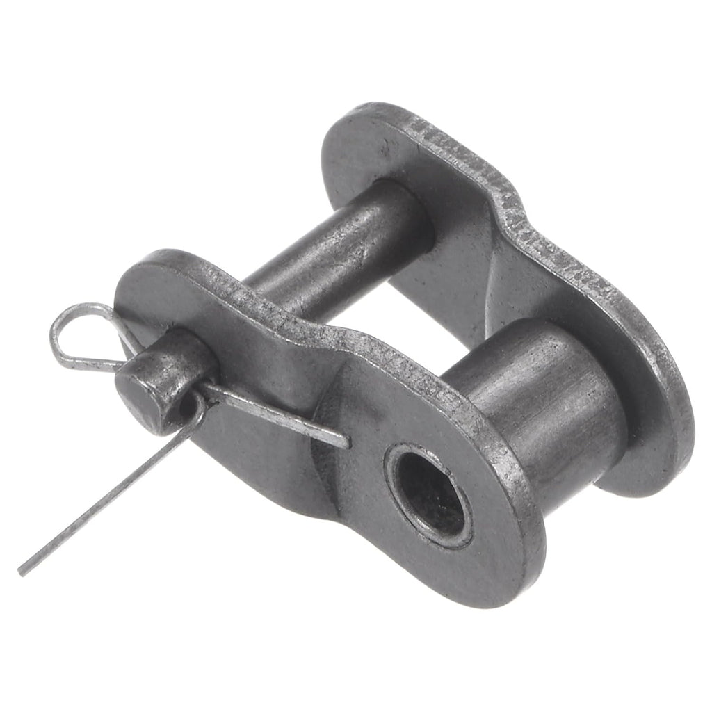 uxcell 8Pcs #40 Chain Offset Half Link Roller, 1/2" Pitch Carbon Steel, Standard Chain End Connector Split Links for 08A Chain