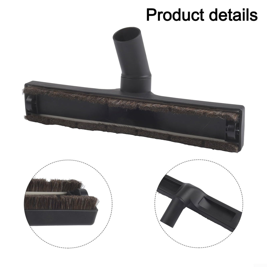 HogarTech 32mm Floor Brush Head Attachment With Horse Hair Bristles For Hoover For Eureka Royal For Dirt Devil Vacuum Cleaner