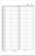 Restaurant Reservation Book, Blue, Hardbound, 408 Pages