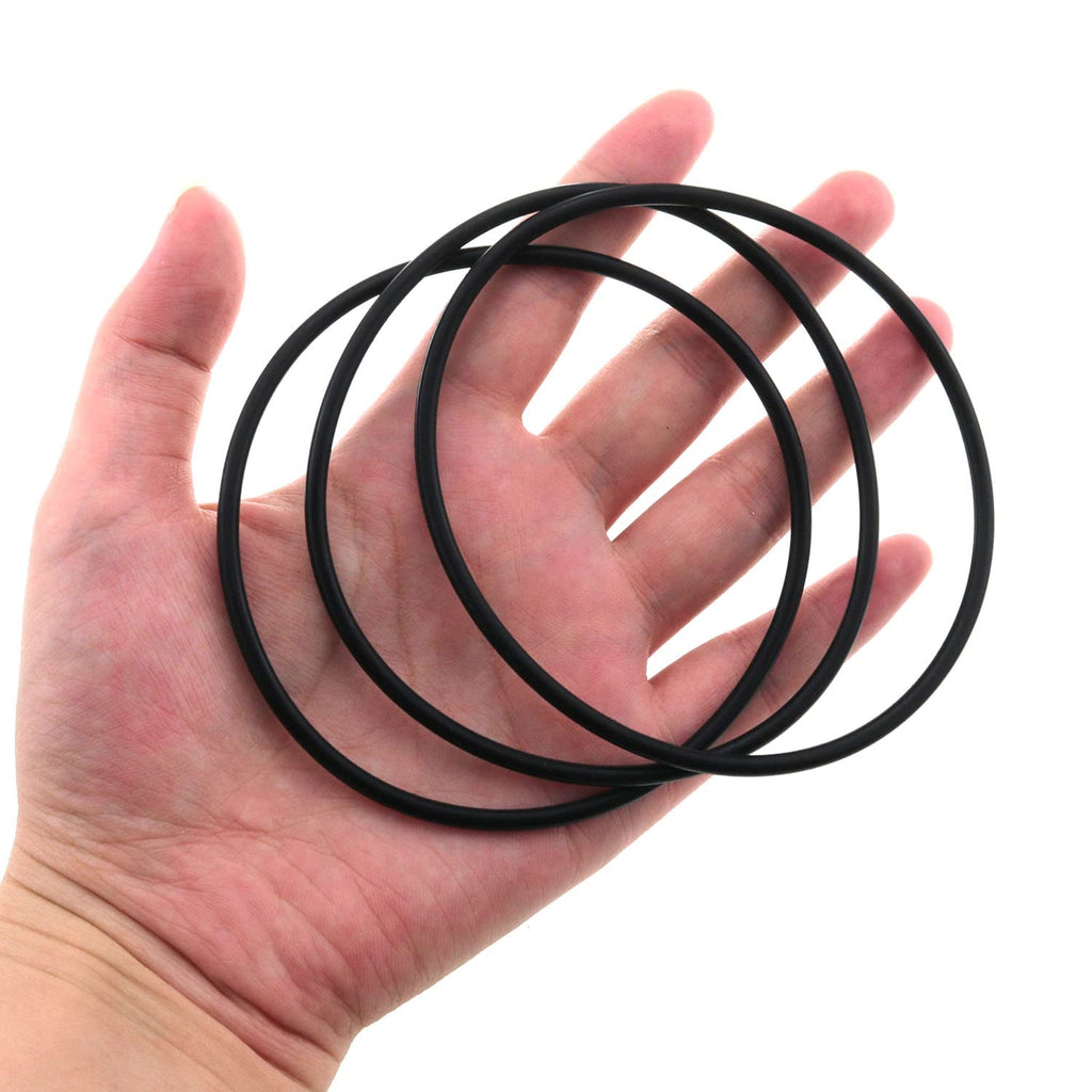 3pcs O-Ring for Water Filter Housings, Diameter 3.5inch O.D. Black O-Ring