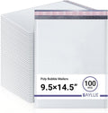 Bubble Mailers 9.5x14.5, Self Seal Poly Padded Envelopes #4, 100 Pack Bulk