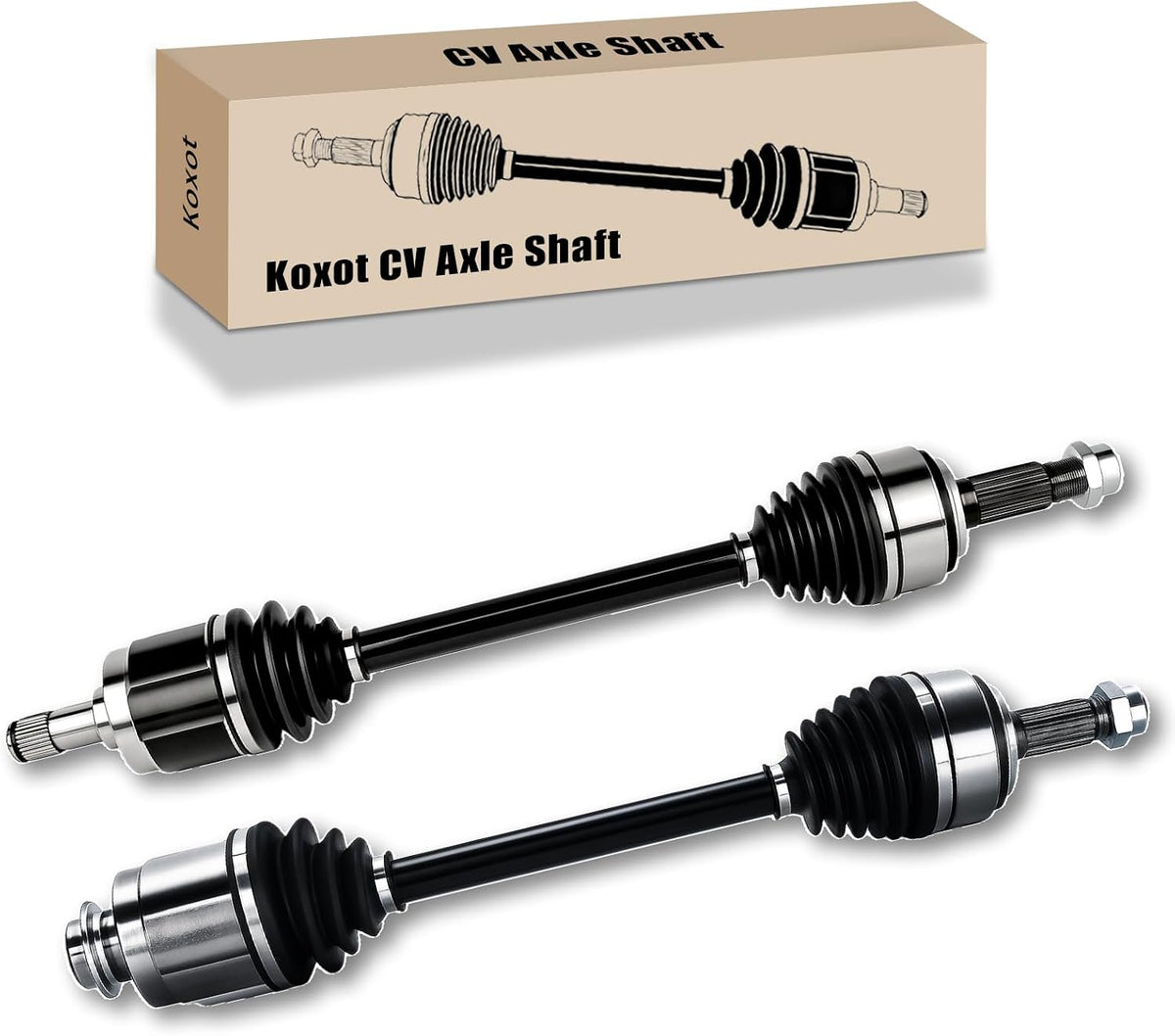 2PCS Front CV Axle Shaft Assembly Compatible with Honda CR-V CRV L4 2.4L 2002 2003 2004 2005 2006, Driver and Passenger Side, ‎NCV36123, NCV36134