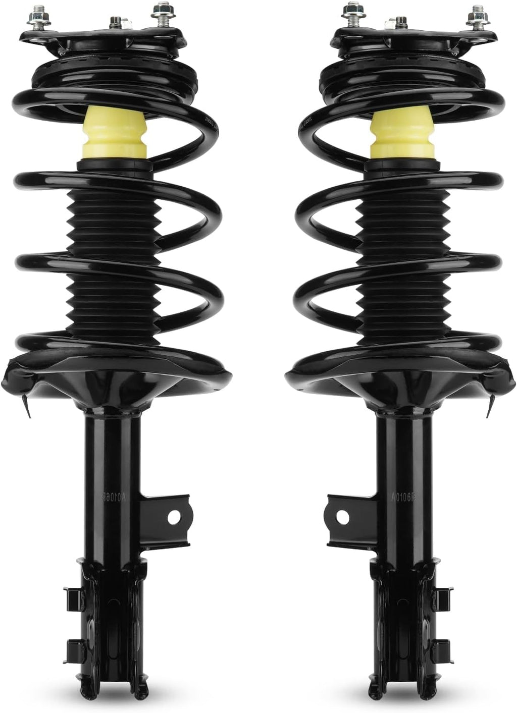 Front Struts Shocks w/Coil Springs for Hyundai Elantra 2007-2010, Strut Shock Absorbers Assembly 2008 2009 Replace for 172305 172306 1333355L 1333355R