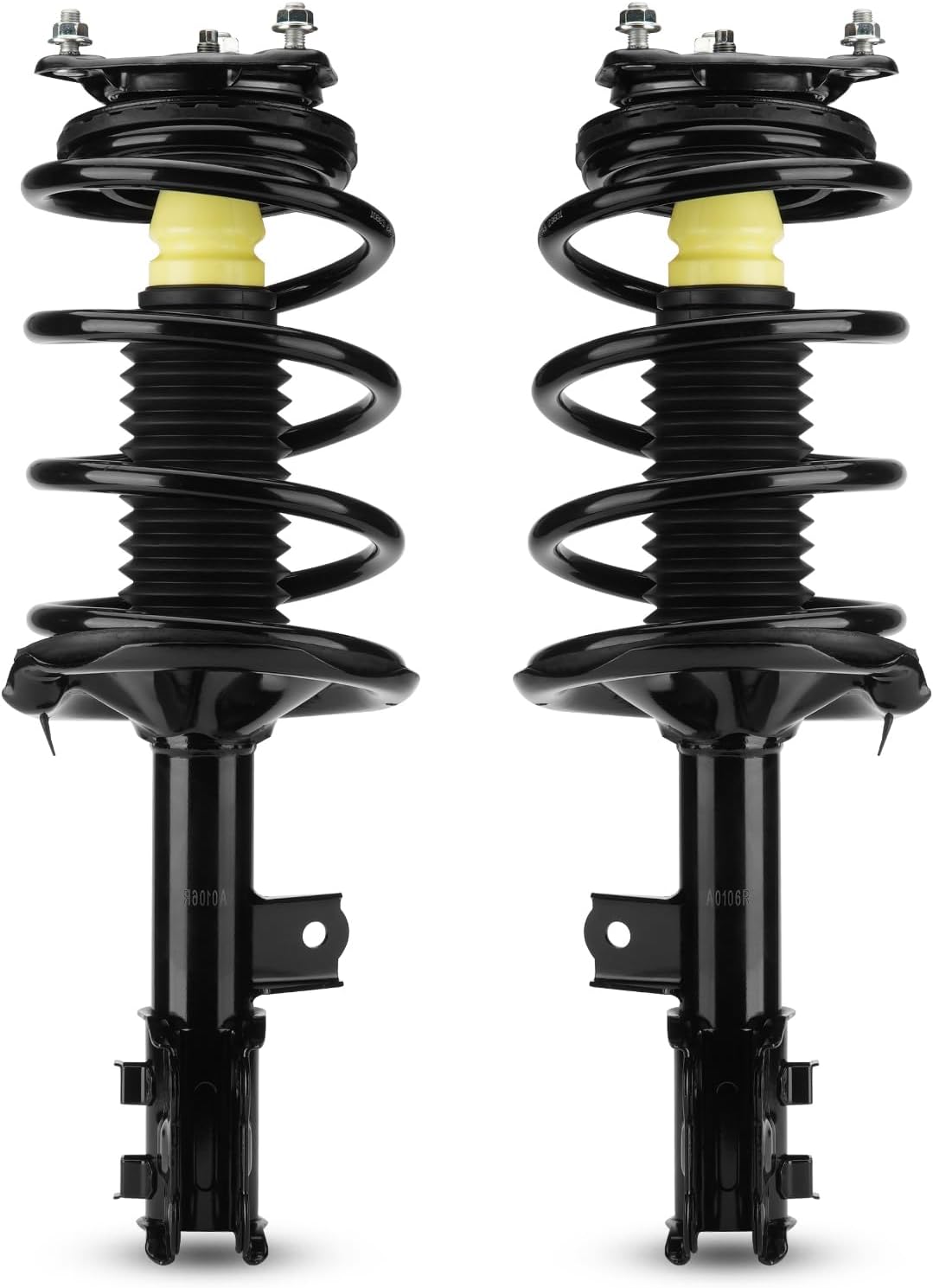 Front Struts Shocks w/Coil Springs for Hyundai Elantra 2007-2010, Strut Shock Absorbers Assembly 2008 2009 Replace for 172305 172306 1333355L 1333355R