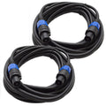 TW12S25Pair 12 Gauge 25-Feet Speakon to Speakon PA/DJ Speaker Cable