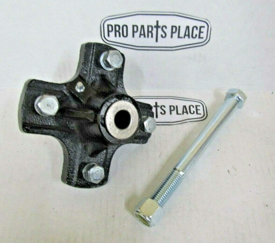 Rotary Cutter Bush HOG Tail Wheel HUB Heavy Duty CAST Iron with 3/4" AXLE Bolt
