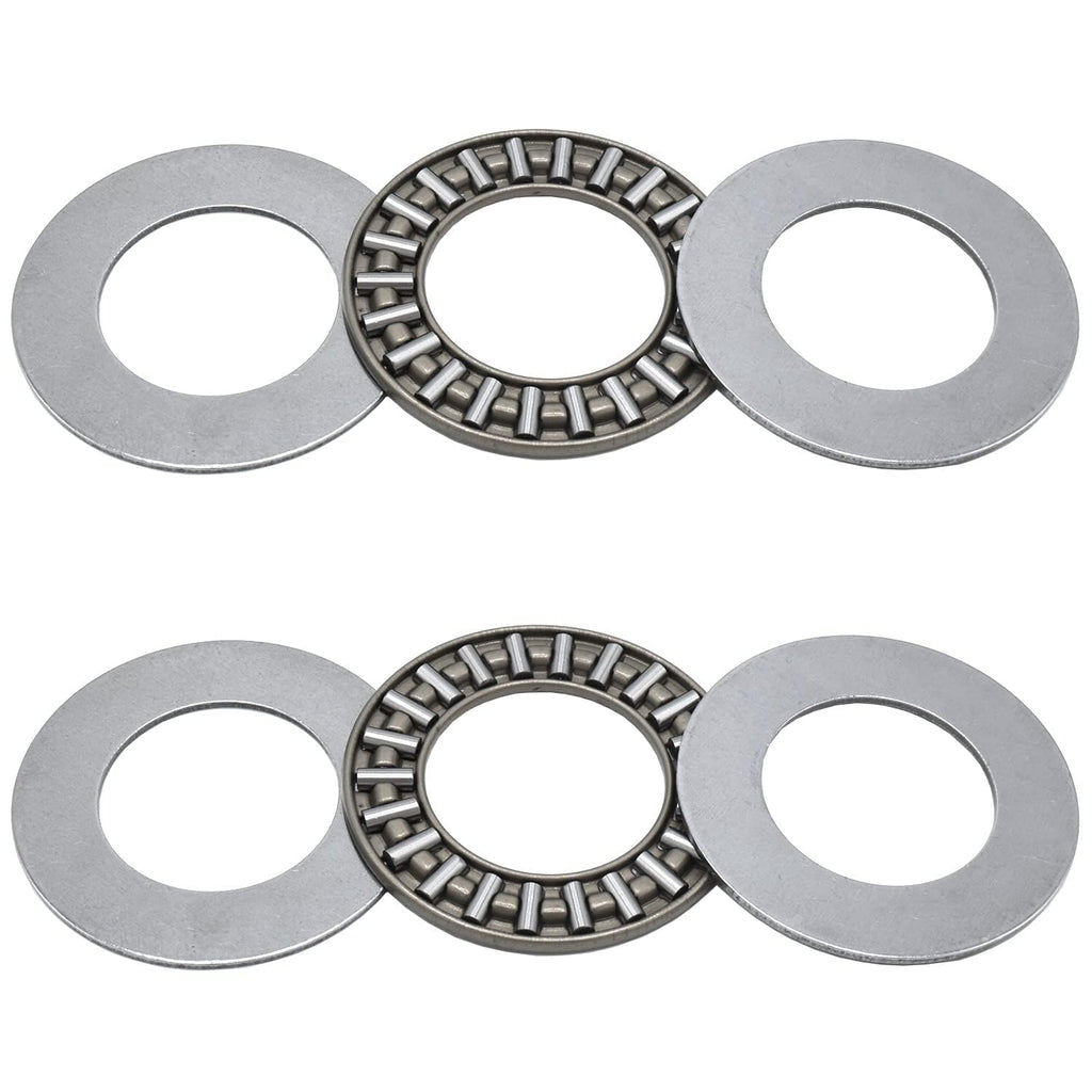 DEEG 4PCS AXK2035 2AS Needle Roller Thrust Bearings 20x35x4mm