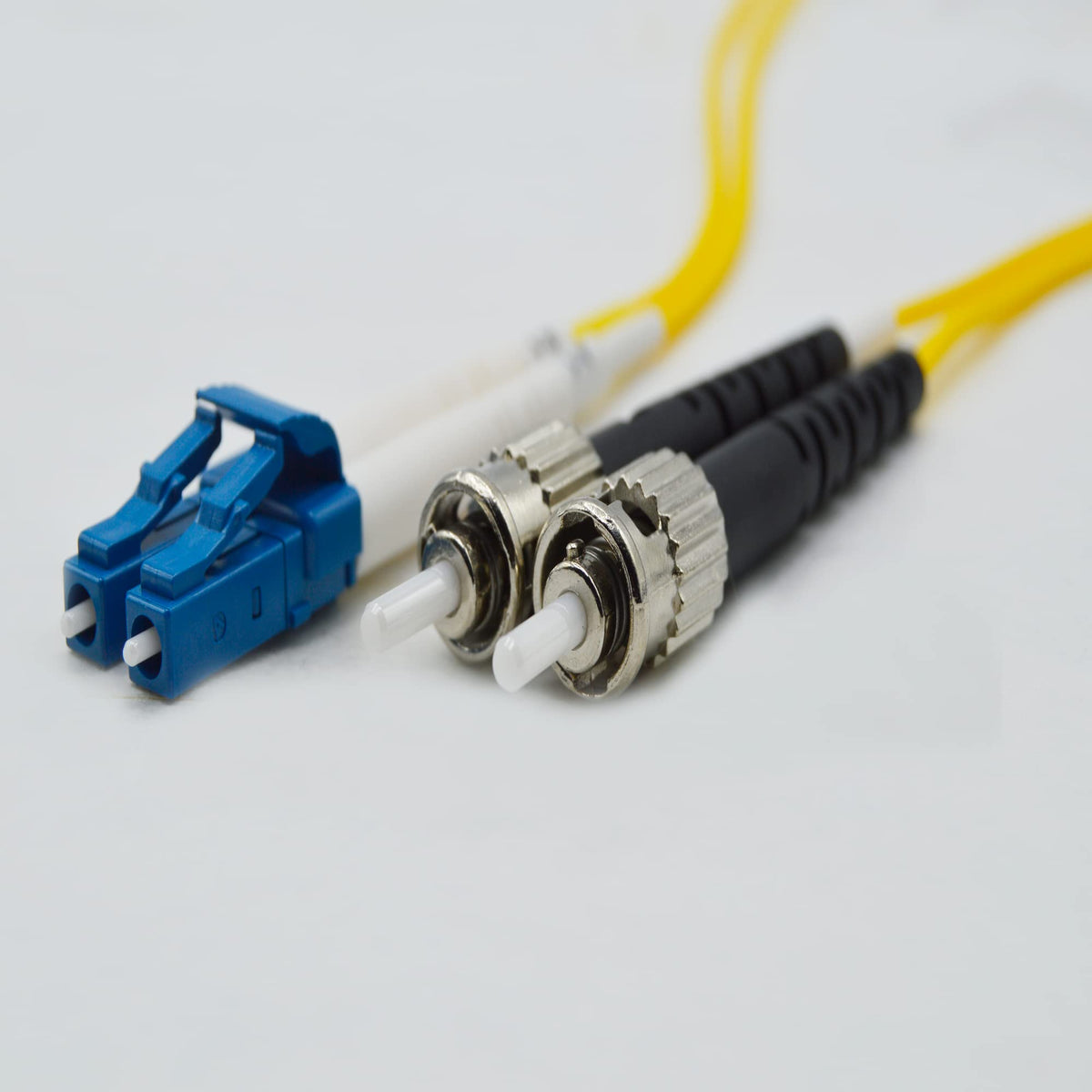 OS2 Single-Mode Fiber Patch Cable, LC to ST | 2M (6.56ft)