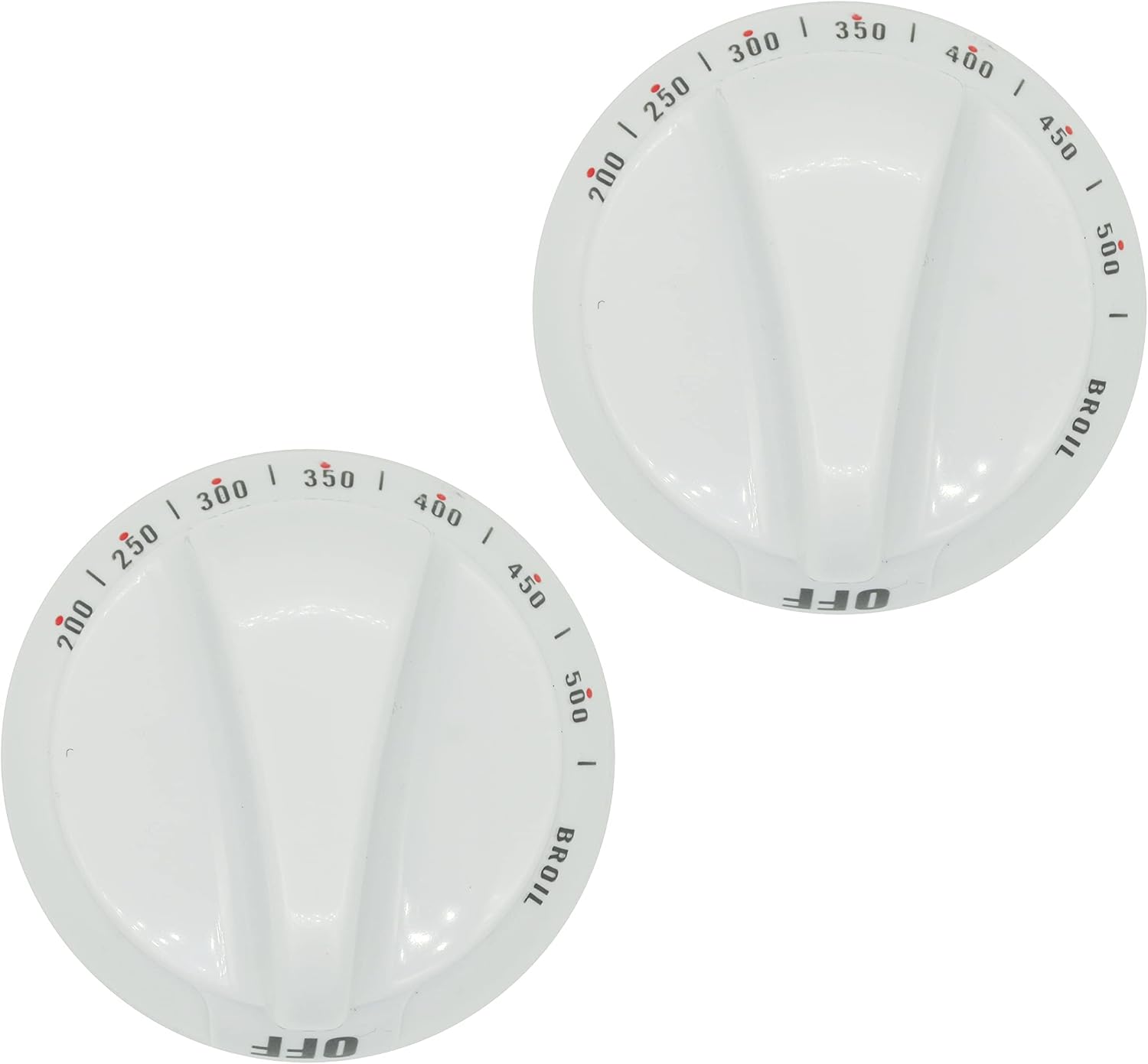 WB03K10036 Gas Range Thermostat Stove Knob Control White (2PCS) | Compatible with GE & Hotpoint Range Oven, Kitchen