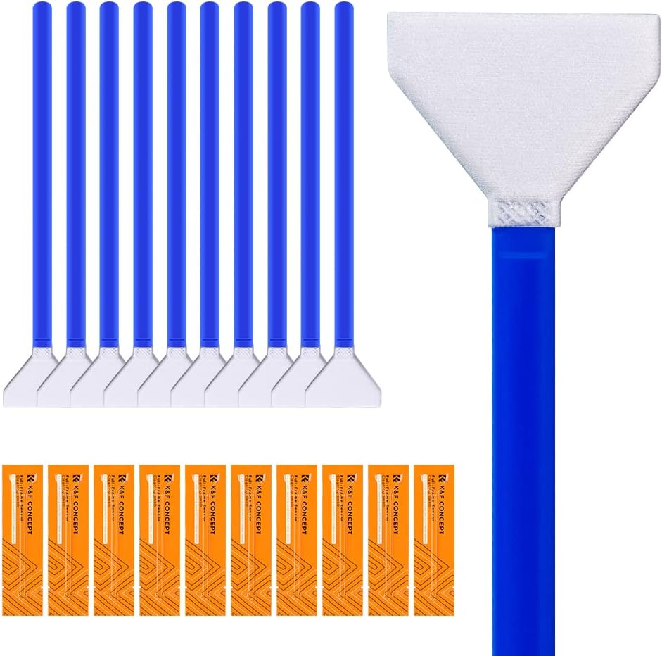 Camera Lens Cleaning Kit - 15ml Sensor Cleaner, Lens Pen Brush, Air Blower, Microfiber Cleaning Cloths & Full-Frame