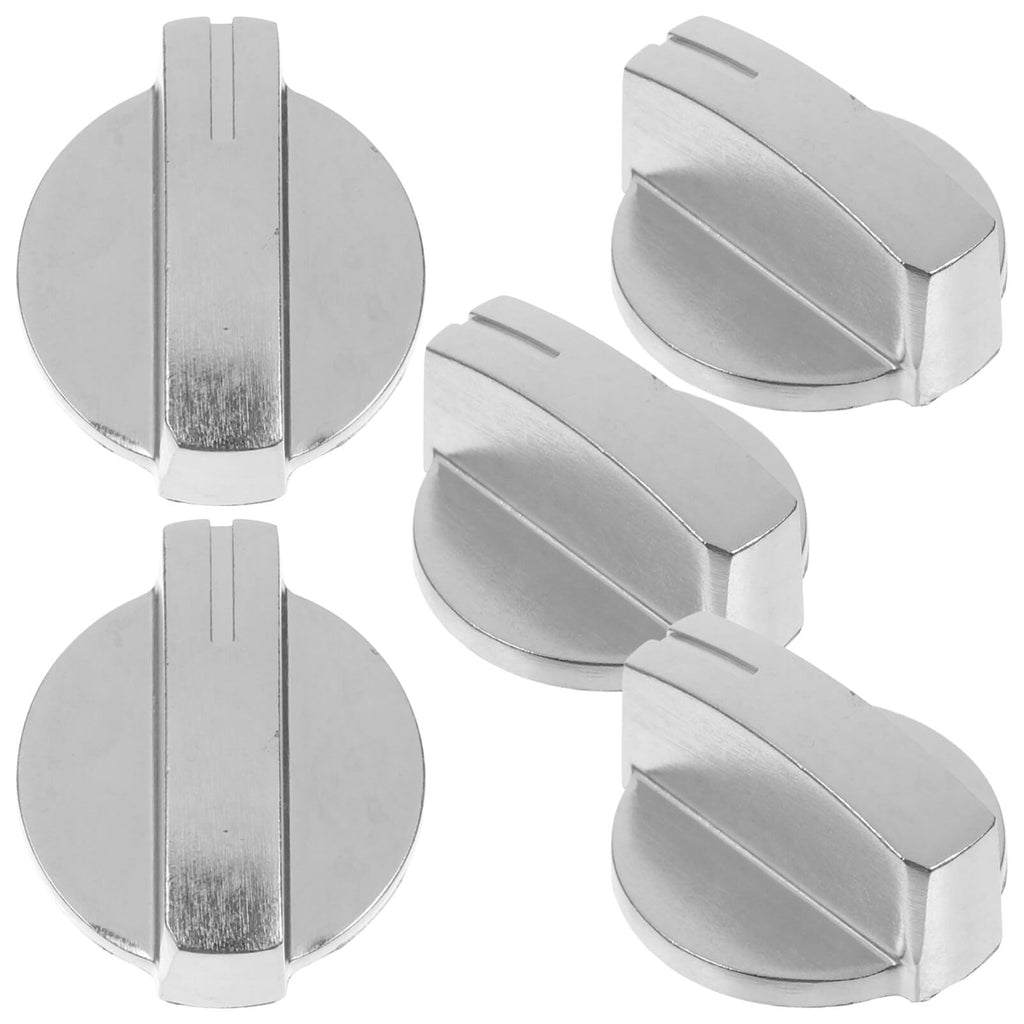 Stainless Steel Stove Knobs Replacement 5pcs for Gas Stove