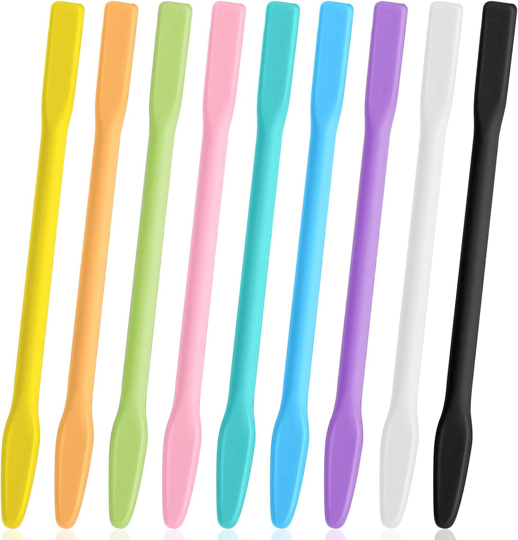 9PCS Colored Silicone Stir Sticks, Reusable Epoxy Resin Stir Sticks