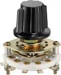 uxcell 1P4T 1 Pole 4 Position 1 Deck Rotary Switch Selector with Knob