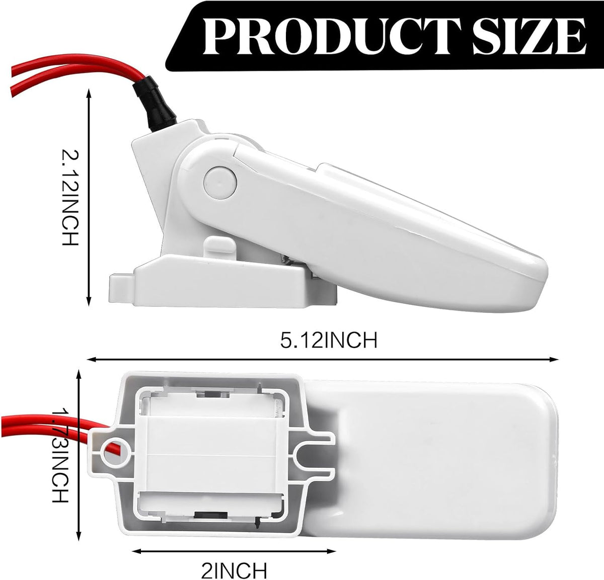 Landhoow Automatic Boat Bilge Pump Float Switch, 12v 24v 32v