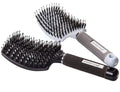 Boar Bristle Hair Brush set – Curved and Vented for Wet and Dry Detangling Hair Brush for Women Long, Thick, Thin