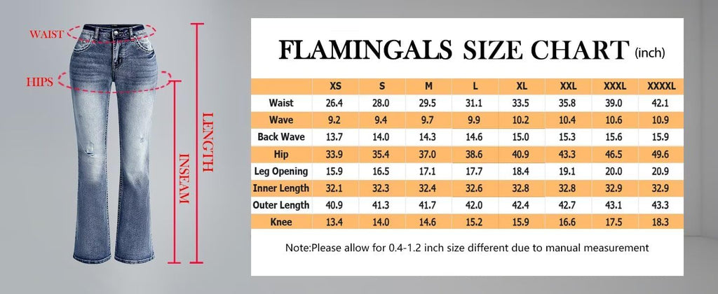 Boot Cut Butt Lifting Stretch Jeans for Women