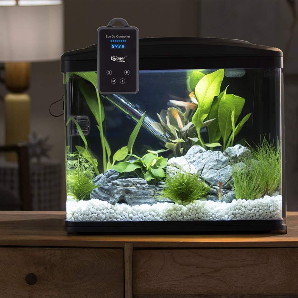 Mini Wave Maker Aquarium Magnetic DC Powerhead with LED Display Controller for Saltwater Tank, 1600 GPH Aquarium