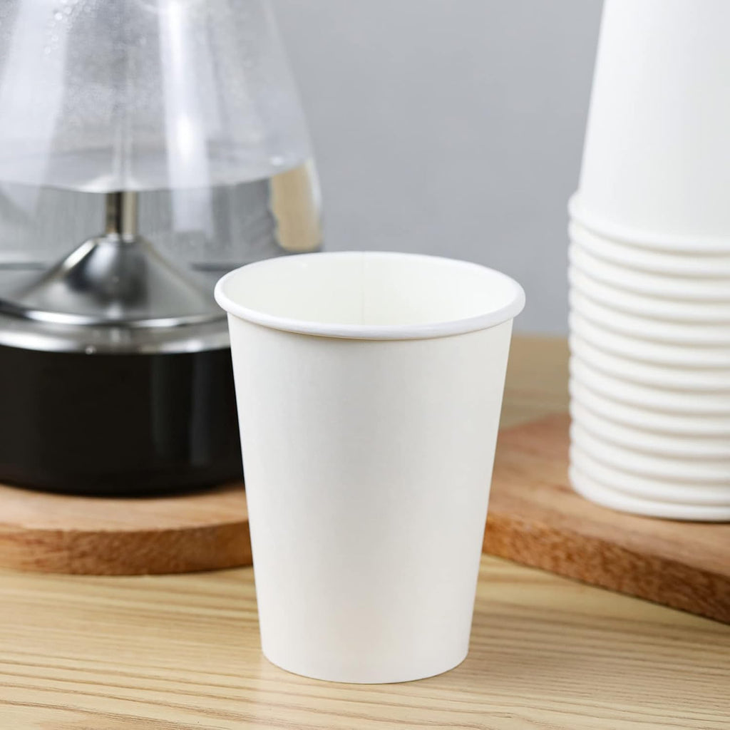 Coffee Cups 12 oz, 100 Pack Disposable Paper Cups