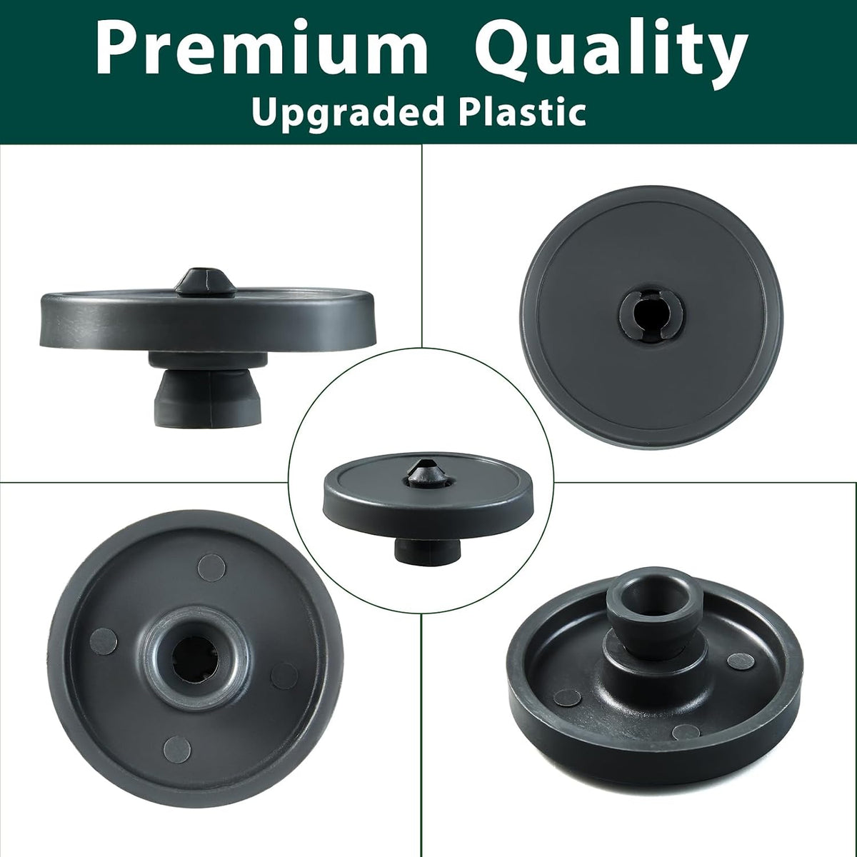 5304532229 5304521179 Dishwasher Wheels Replacement Parts for Frigidaire Dishwasher Roller Dishrack Roller Bottom Rack Wheels Lower Rack Roller BGHD2433KF0 Bracket Assembly Dishwasher Parts 8 Pcs