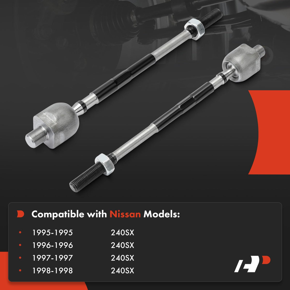 A-Premium Front Inner Tie Rod End, Compatible with Nissan