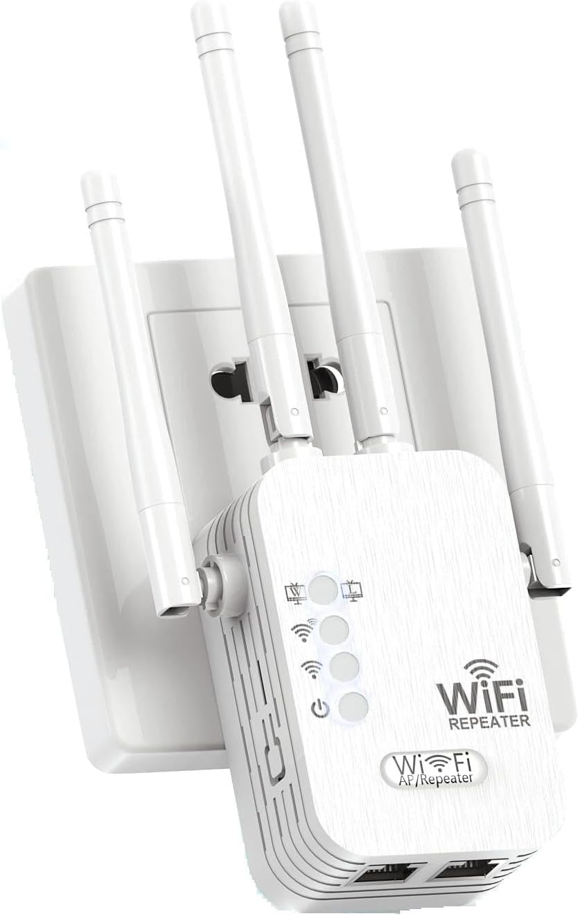 WiFi Extender, WiFi Extenders Signal Booster for Home Up to 8500 sq.ft and 45 Devices, WiFi Range Extender, Wireless
