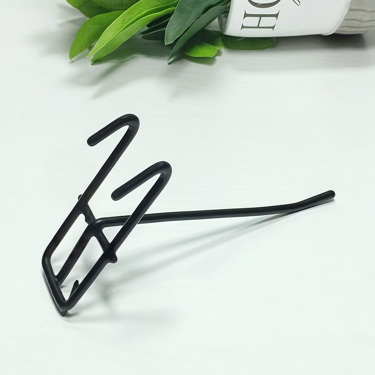 4 Inch Gridwall Hooks, 25 Pack Black Multifunctional Display Hangers, Wall Mount Storage Panel Hooks