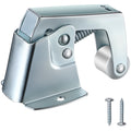 1 Pack Screen and Storm Door Catch, 1-3/4 x 1-5/8 in, Sliver