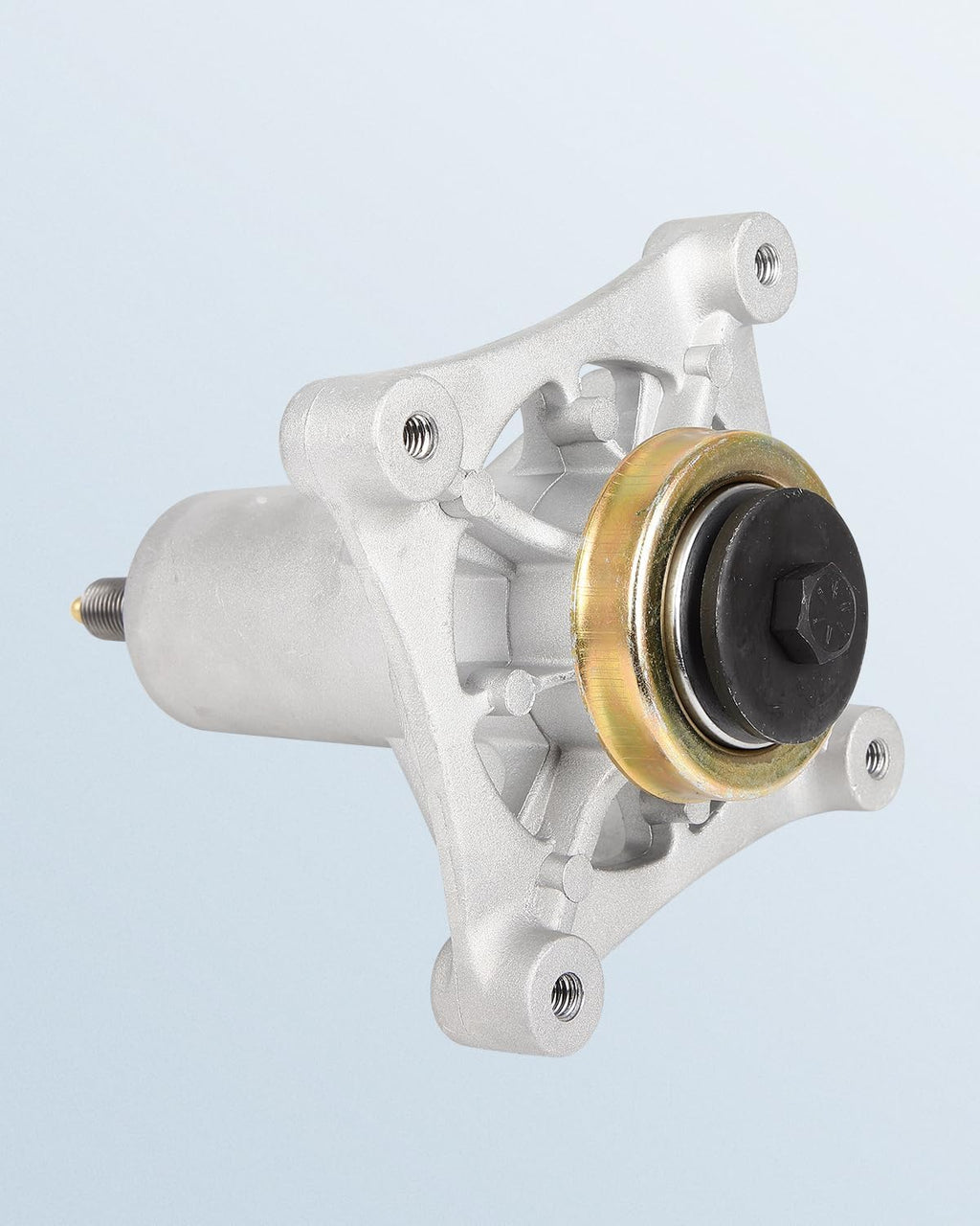 Lawn Mower Spindle with Pulley for Husqvarna YTH22V46 Ariens Poulan Jonsered Mandrel Assembly Replacement Part Number 532187292 532192870 187292 532187281 21546238 21546299 197473 532195945 21546446