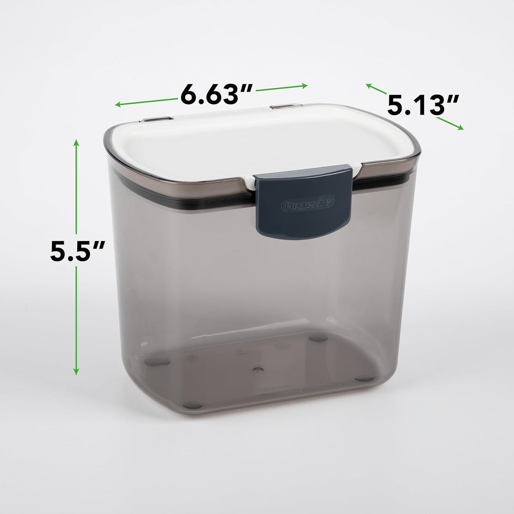 1.5-Quart Coffee Storage Container with Scoop – Tinted, Airtight Plastic | Holds Approximately 12-18 Ounces of Coffee