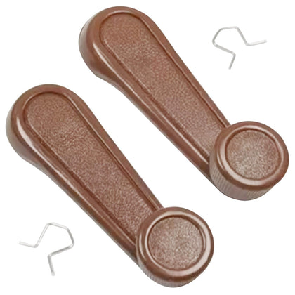 Window Crank Handle,Textured Brown,Compatible with 1973-2017 Toyota Tundra Yaris Matrix Tacoma Corolla Camry Sienna
