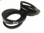B74/5L770 V-Belt, 5/8 x 77in, Rubber Material, Compatible with Lawn Mower, Vehicle, Other Belt-Driven Equipment, 2 Pcs