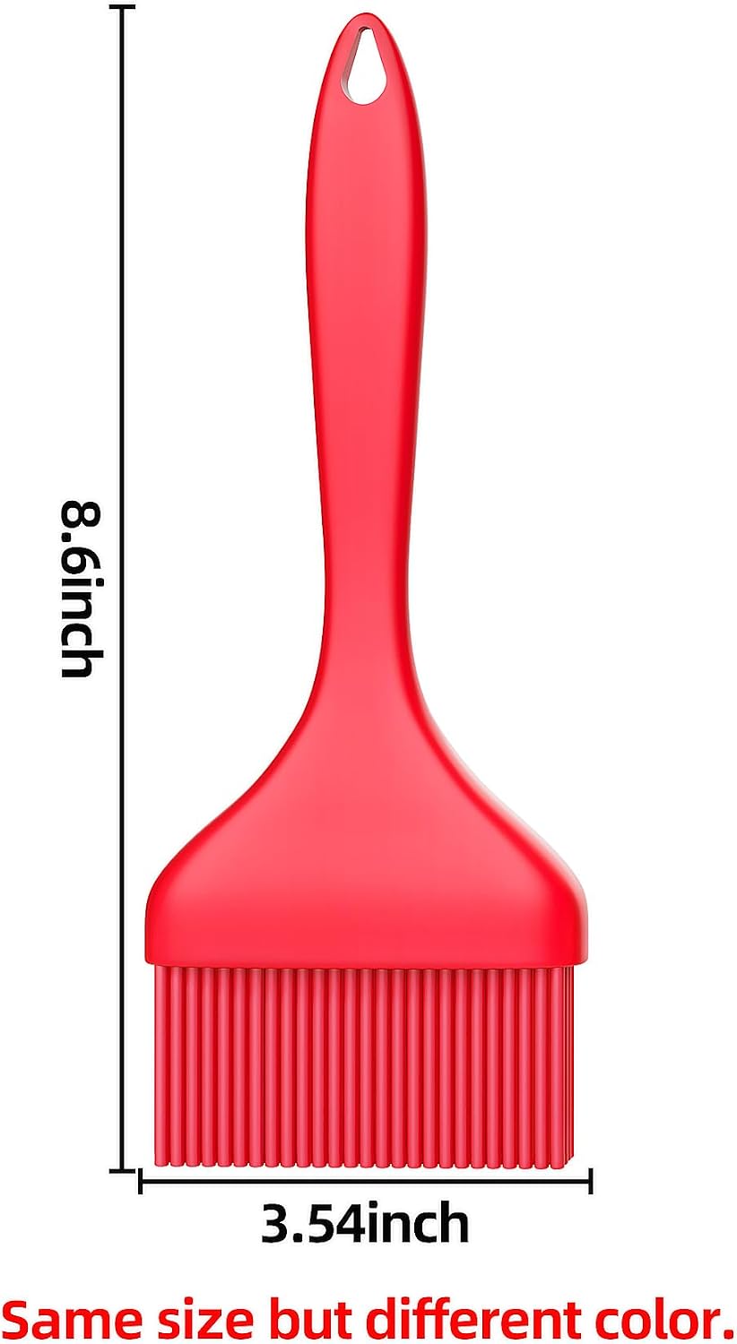 Large Silicone Basting Pastry Brush - 3.54inch Extra Wide Silicone Basting Brush for Grilling,Heat Resistant Brushes