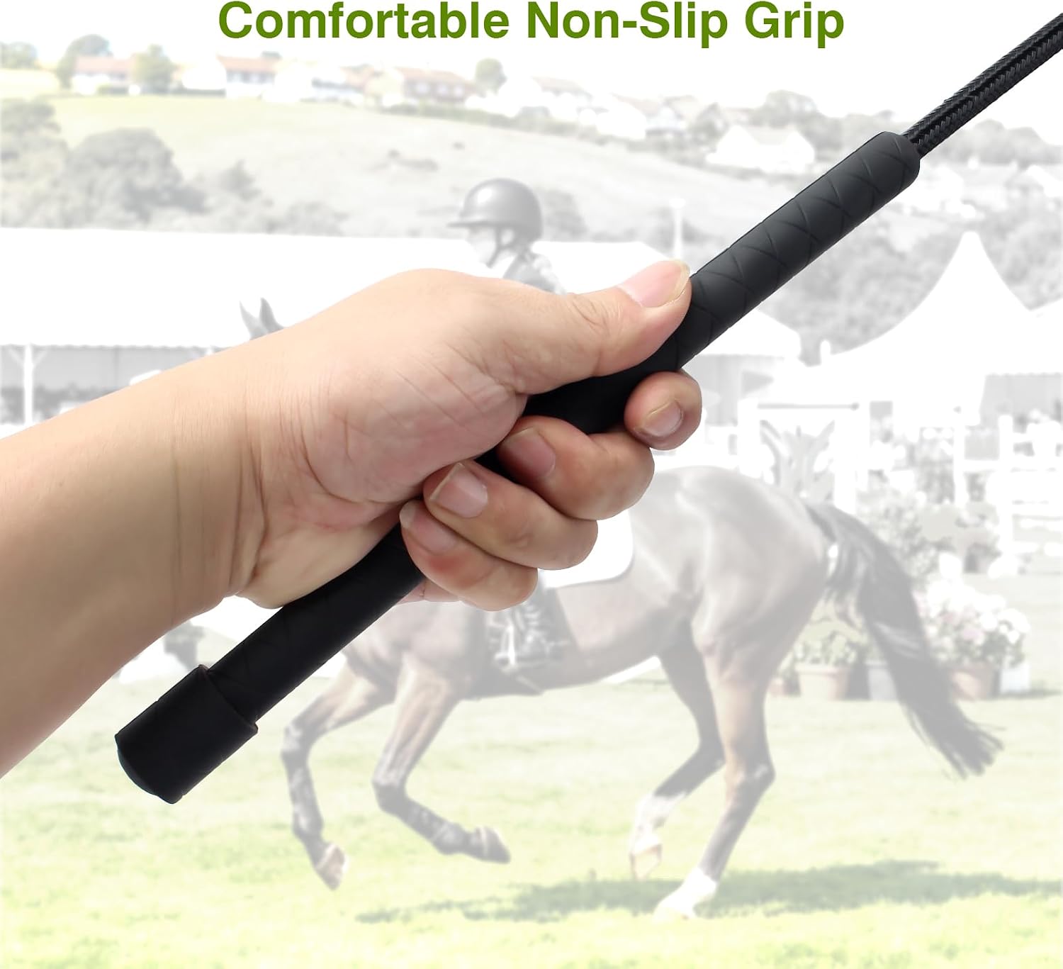 Detachable Horse Equestrian Lunge Whip Stick for Training