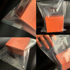 100 Pack 12" x 18"x 2 Mil Thick Clear Plastic Shopping Merchandise Retail Bags with Die Cut Handles
