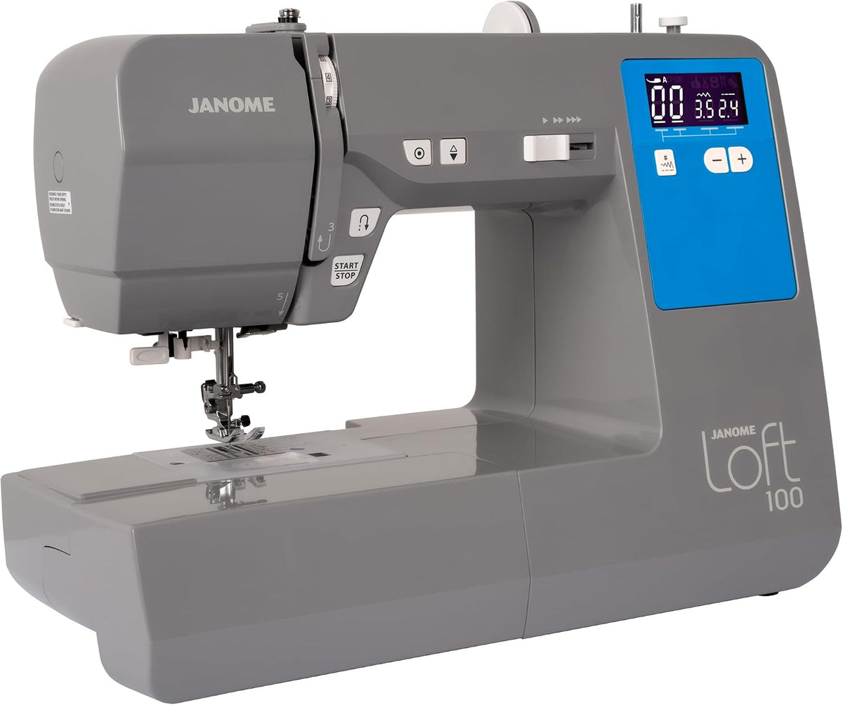 Loft 100 Computerized Sewing Machine, 100 Stitches, LCD | Built-In Needle Threader, Stitches