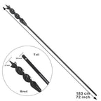 YY-LC Flexible Drill Bit for Wire Pulling,1/2 x 72 in. Flex Auger Drill Bit