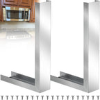IRENPORU 2 Pcs Stainless Steel Microwave Trim Kit