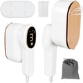 Smart Travel Steamer for Clothes, 1200W Handheld mini travel Steam All-in-One Portable Steamer Iron with LCD Display
