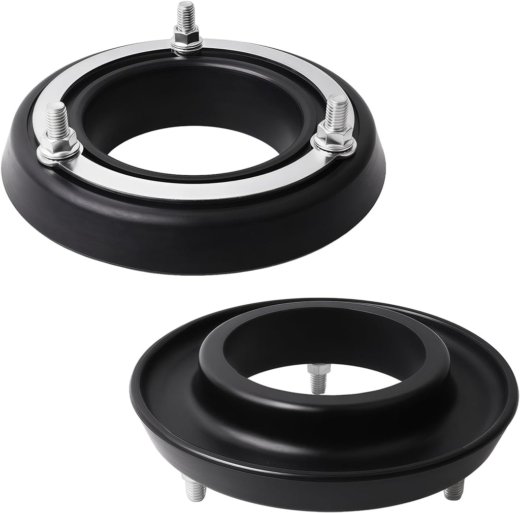 2 Pcs Front Spring Insulator Bushing Fit For Dodge Ram 1500 2500 3500 1994-2013 Coil Spring Isolator Replacement Replaces For K160015 (2 Pcs)
